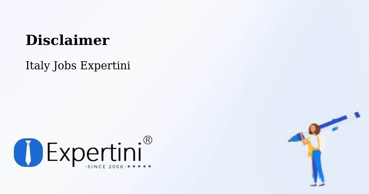 Disclaimer – Napoli - Italy Jobs Expertini